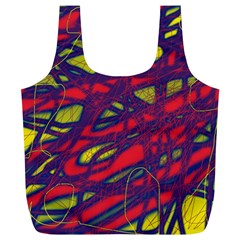 Abstract High Art Full Print Recycle Bags (l) 