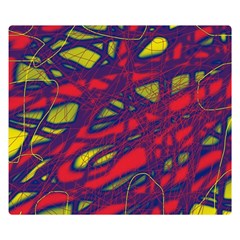 Abstract High Art Double Sided Flano Blanket (small) 