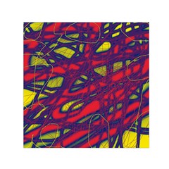 Abstract High Art Small Satin Scarf (square)