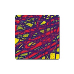 Abstract High Art Square Magnet