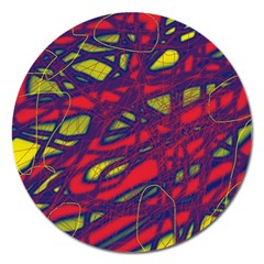 Abstract High Art Magnet 5  (round)