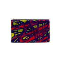 Abstract High Art Cosmetic Bag (small)  by Valentinaart