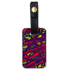 Abstract High Art Luggage Tags (one Side)  by Valentinaart