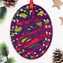 Abstract High Art Ornament (oval Filigree)  by Valentinaart