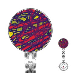 Abstract High Art Stainless Steel Nurses Watch