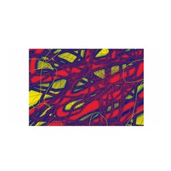 Abstract High Art Satin Wrap