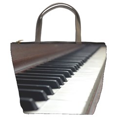 Piano Keys  Bucket Bags by PhotoThisxyz