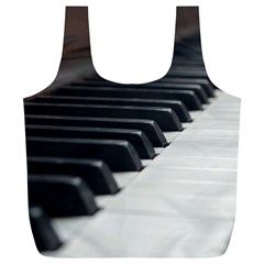 Piano Keys  Full Print Recycle Bags (xl) 