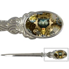 Steampunk, Awesome Owls With Clocks And Gears Letter Openers