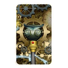 Steampunk, Awesome Owls With Clocks And Gears Memory Card Reader