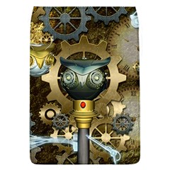 Steampunk, Awesome Owls With Clocks And Gears Flap Covers (l) 