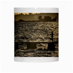 River Plater River Scene At Montevideo White Mugs Center