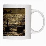 River Plater River Scene At Montevideo White Mugs Right