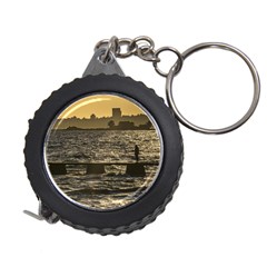 River Plater River Scene At Montevideo Measuring Tapes by dflcprints