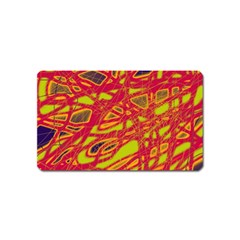 Orange Neon Magnet (name Card)