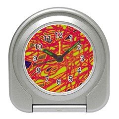 Orange Neon Travel Alarm Clocks