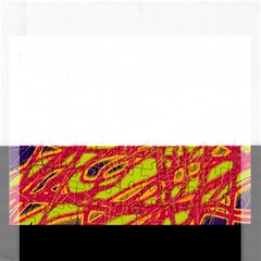 Orange Neon Rectangular Jigsaw Puzzl