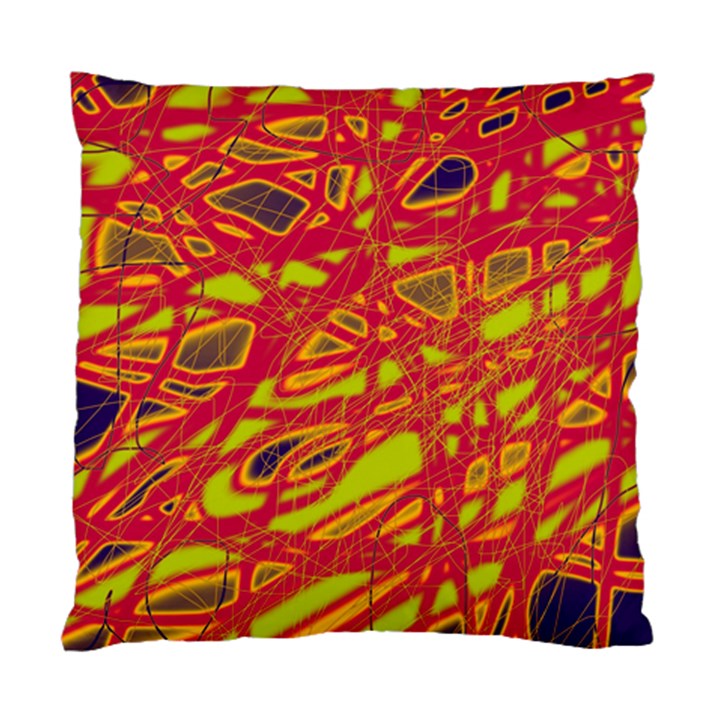 Orange neon Standard Cushion Case (Two Sides)