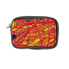 Orange Neon Coin Purse