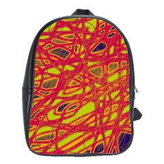 Orange Neon School Bags(large) 