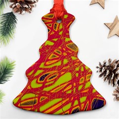 Orange Neon Ornament (christmas Tree)