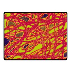 Orange Neon Double Sided Fleece Blanket (small) 