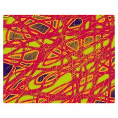 Orange Neon Double Sided Flano Blanket (medium) 