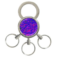 Blue 3-ring Key Chains