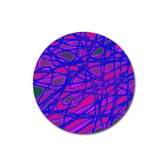 Blue Magnet 3  (round)