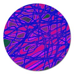 Blue Magnet 5  (round)