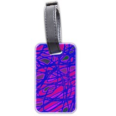 Blue Luggage Tags (two Sides)