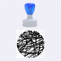 Blue Rubber Round Stamps (medium)