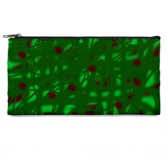 Green  Pencil Cases by Valentinaart