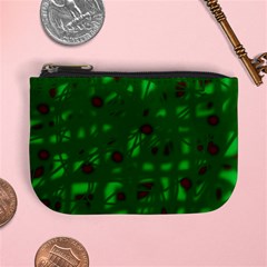 Green  Mini Coin Purses