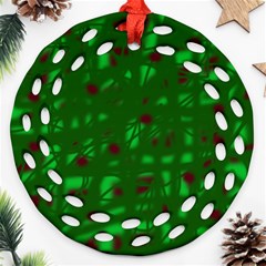 Green  Ornament (round Filigree) 