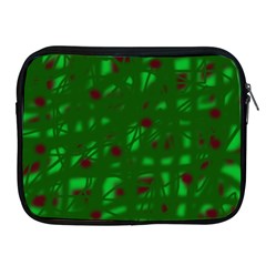 Green  Apple Ipad 2/3/4 Zipper Cases