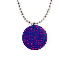 Blue And Pink Neon Button Necklaces by Valentinaart