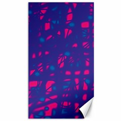 Blue And Pink Neon Canvas 40  X 72  