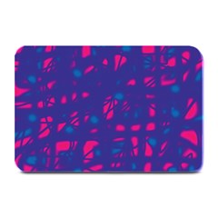 Blue And Pink Neon Plate Mats