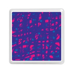 Blue And Pink Neon Memory Card Reader (square) 