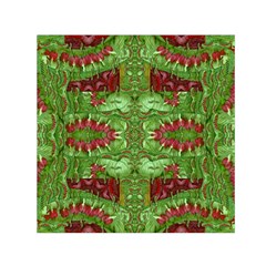 Bleeding Hearts Forest Small Satin Scarf (square)