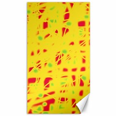 Yellow And Red Canvas 40  X 72  