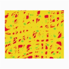 Yellow And Red Small Glasses Cloth (2-side)