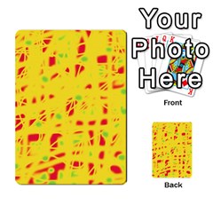 Yellow And Red Multi-purpose Cards (rectangle)  by Valentinaart