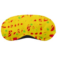 Yellow And Red Sleeping Masks by Valentinaart