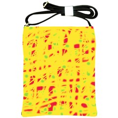 Yellow And Red Shoulder Sling Bags