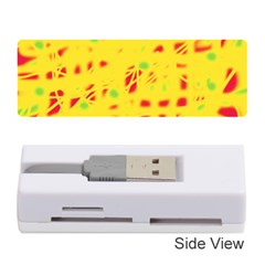 Yellow And Red Memory Card Reader (stick) 