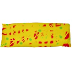 Yellow And Red Body Pillow Case (dakimakura)