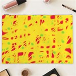 Yellow and red Cosmetic Bag (XXL)  Front