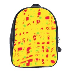 Yellow And Red School Bags (xl) 